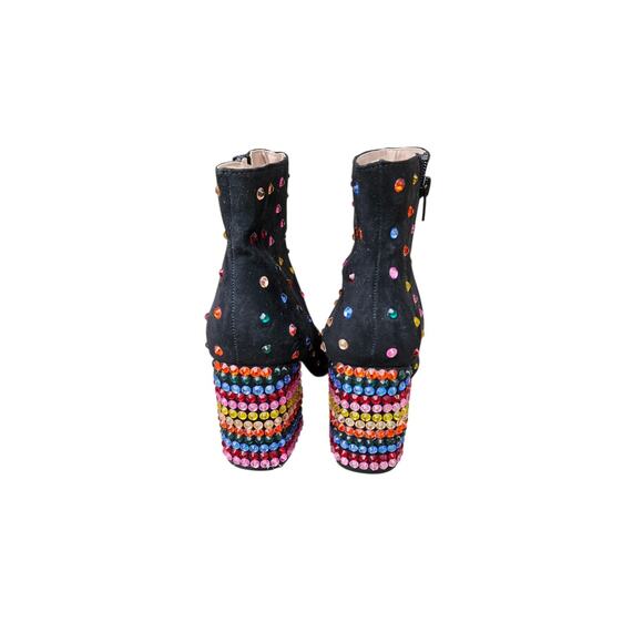 Betsey Johnson Kaydence Block Heel Ankle Booties Boot 7.5 - Picture 4 of 6